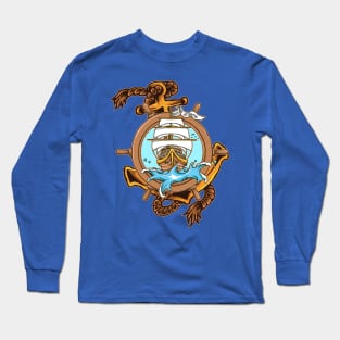 Sail To Atlantic - sailing ship Long Sleeve T-Shirt